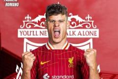 利物浦官方宣布簽下21歲左邊衛(wèi)科爾克茲，轉(zhuǎn)會(huì)費(fèi)4000萬英鎊