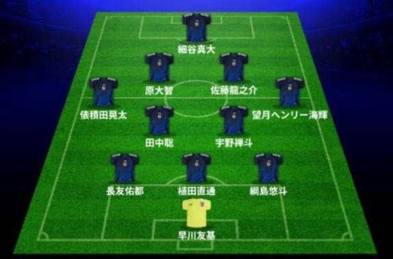 日媒：日本隊(duì)采用3-4-2-1陣型，長友佑都擔(dān)任左邊中衛(wèi)，細(xì)谷真大前插