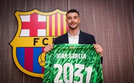 注冊(cè)球員+1！巴薩門(mén)將霍安-加西亞完成西甲注冊(cè)