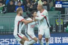 費利佩亂戰(zhàn)破門蓉城1-1追平國安