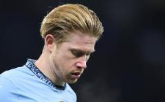 德布勞內(nèi)英超全場(chǎng)未創(chuàng)造機(jī)會(huì)，2018年4月后首場(chǎng)未建功