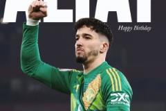 曼聯(lián)祝福巴因德爾27歲生日，加盟后8場丟14球