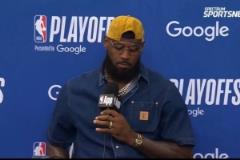 詹姆斯：第三節(jié)末我們匹配了比賽強(qiáng)度逼出了一些失誤才追回比分