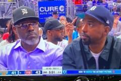 傳奇名宿！“大本鐘”本-華萊士與“面具俠”漢密爾頓親臨現(xiàn)場(chǎng)觀戰(zhàn)