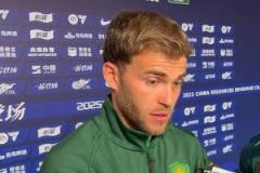 古加：期待蘇亞雷斯帶領(lǐng)長春隊取得好成績，國安今日戰(zhàn)績多虧他奠定基礎(chǔ)