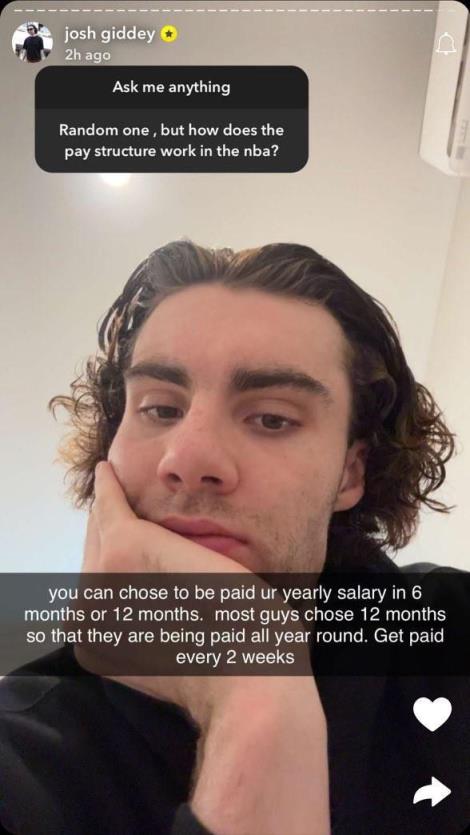 吉迪透露NBA薪資發(fā)放方式：每兩周一次，可選6或12個月期限