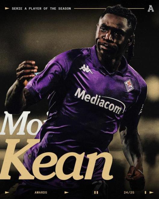 小基恩獲TA評選意甲賽季最佳球員稱號