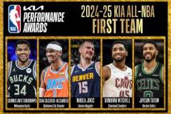 NBA官方公布最佳一陣，字母哥回應：我在照片里很可愛