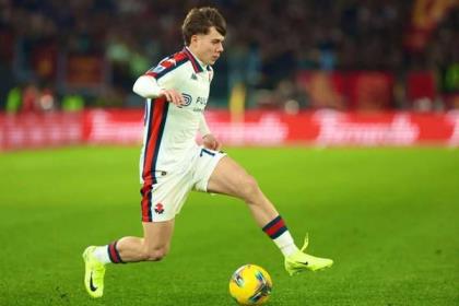 18歲336天，熱那亞文圖里諾成五大聯(lián)賽第三年輕進球者